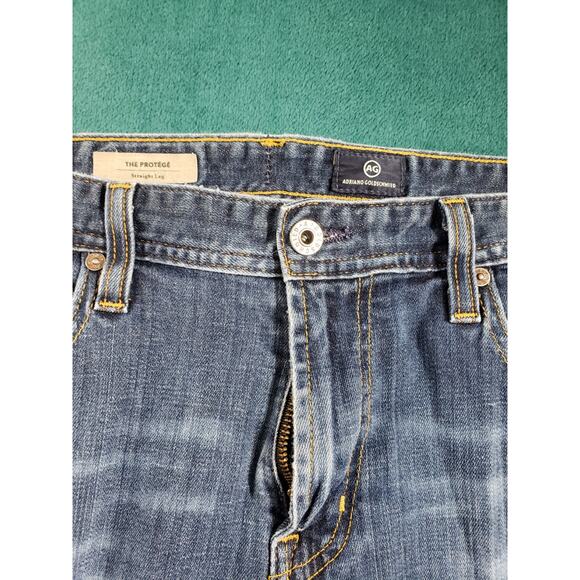 Adriano Goldschmied Jeans Size 36x36 Mens Blue Pants Stretch Protege Straight - Picture 6 of 13